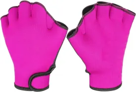 1 Pair Swimming Gloves Aquatic Swim Training Gloves Neoprene Webbed Gloves Fitness Water Resistance Glove for Men Women Children Unisex