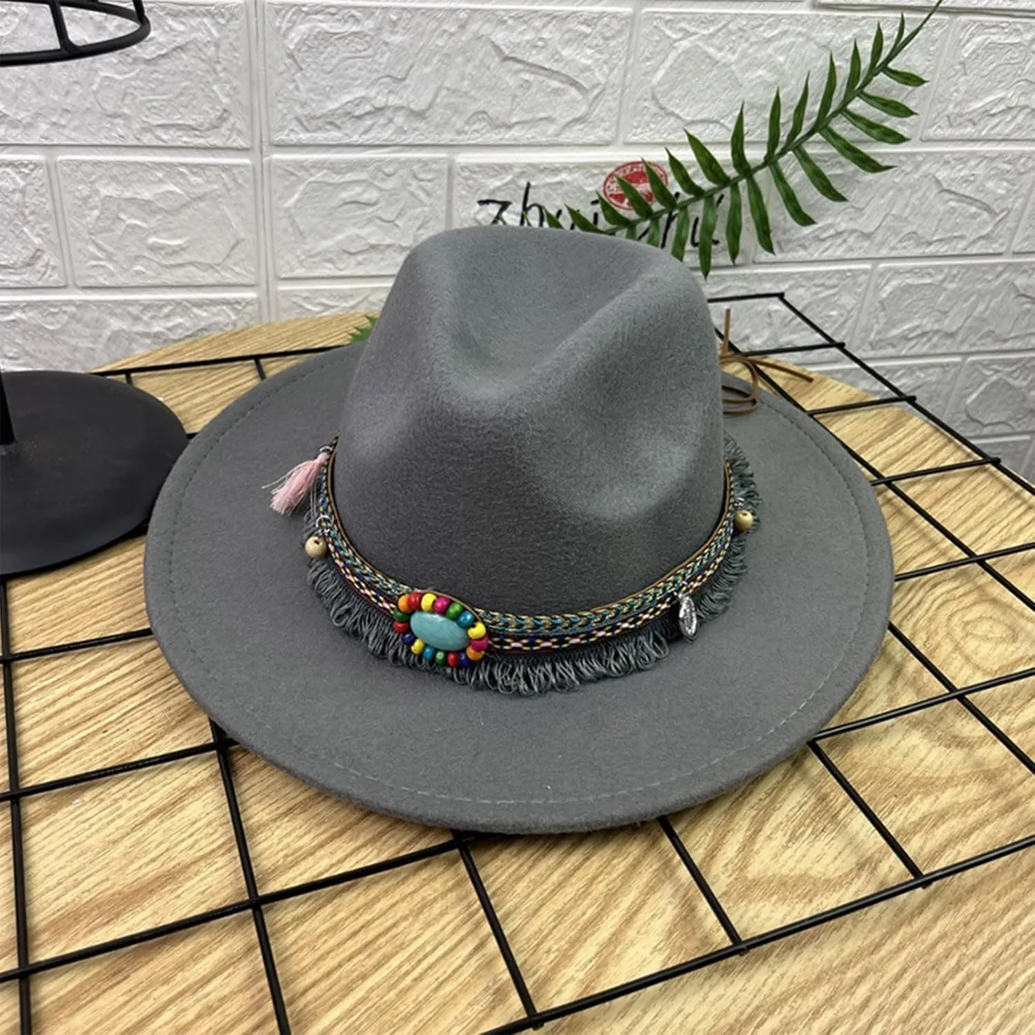 1920S Men Fedora Hat Cap for Men Panama Hat Jazz Cap for 1920S Mens Classic Costume Accessories