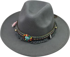 1920S Men Fedora Hat Cap for Men Panama Hat Jazz Cap for 1920S Mens Classic Costume Accessories