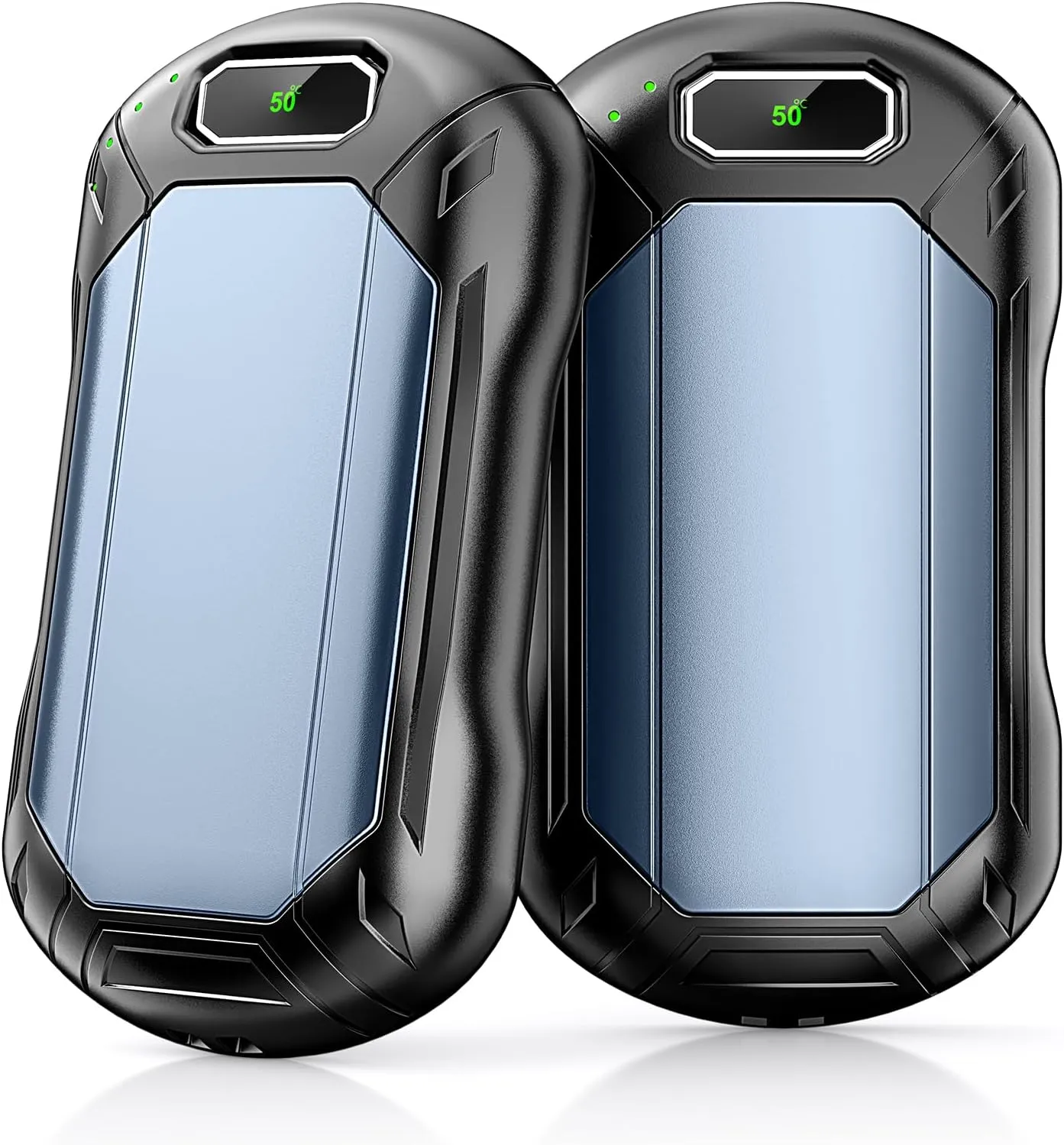 8000mAh Hand Warmers Rechargeable 2 Pack, AI Smart Chip 22Hrs Long Safe Heat, Quick Charge Electric Portable Pocket Heater, Warm Gifts for Christmas, Outdoor, Golf, Hunting, Camping Accessories