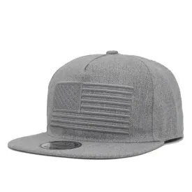 American Flag Hat With Flat Brim
