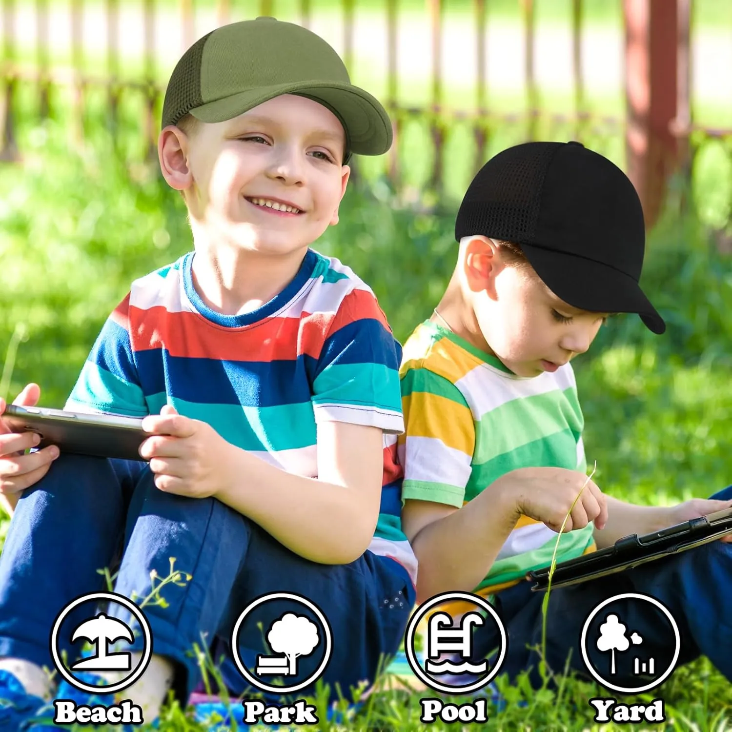 Baby Baseball Cap with Mesh Toddler Baseball Hat Infant Baseball Cap Baby Ball Cap Toddler Hat Kids Baseball Cap UPF 50 