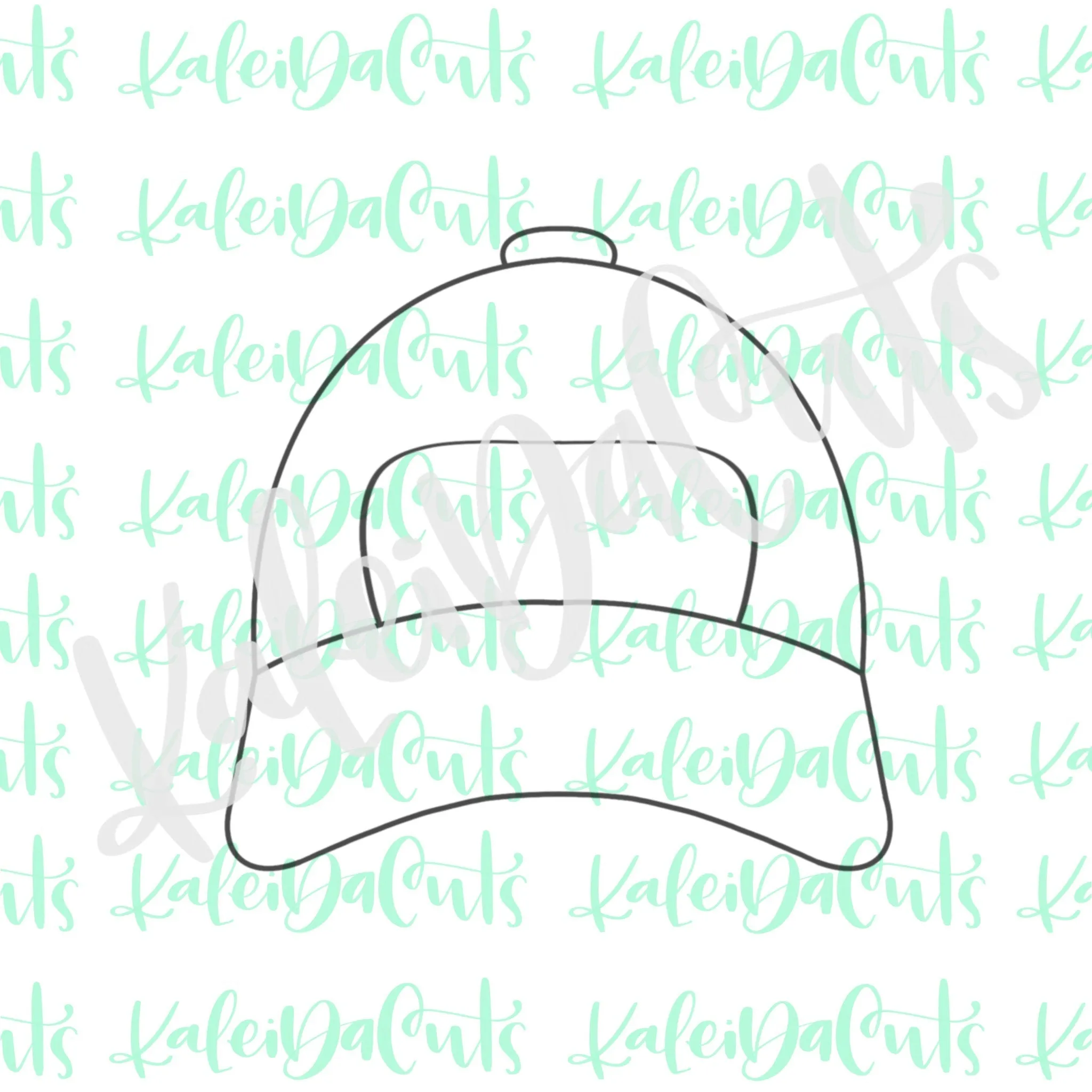 Baseball Hat Cookie Cutter.
