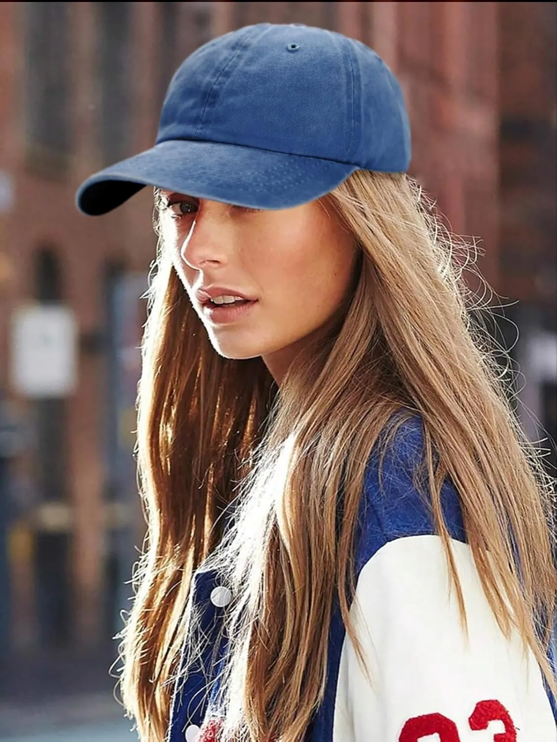 Edoneery Men Women Baseball Cap-Low Profile Adjustable Washed Cotton Golf Dad Hat