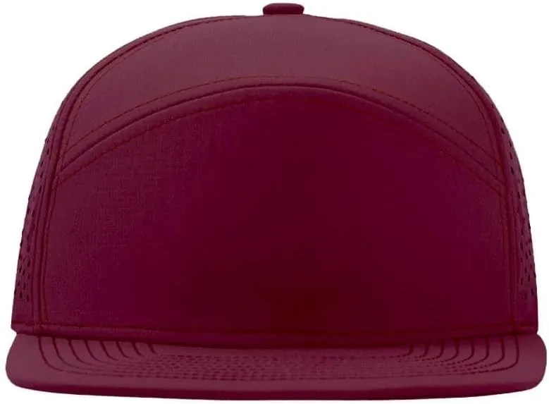 FASHIXD Mesh Snapback Cap for Men Flat Brim Baseball Cap Breathable Golf Hat Adujustable