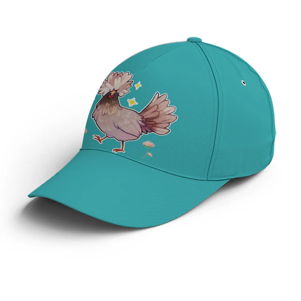Funny Chicken Rooster Countryside Baseball Cap Coolspod