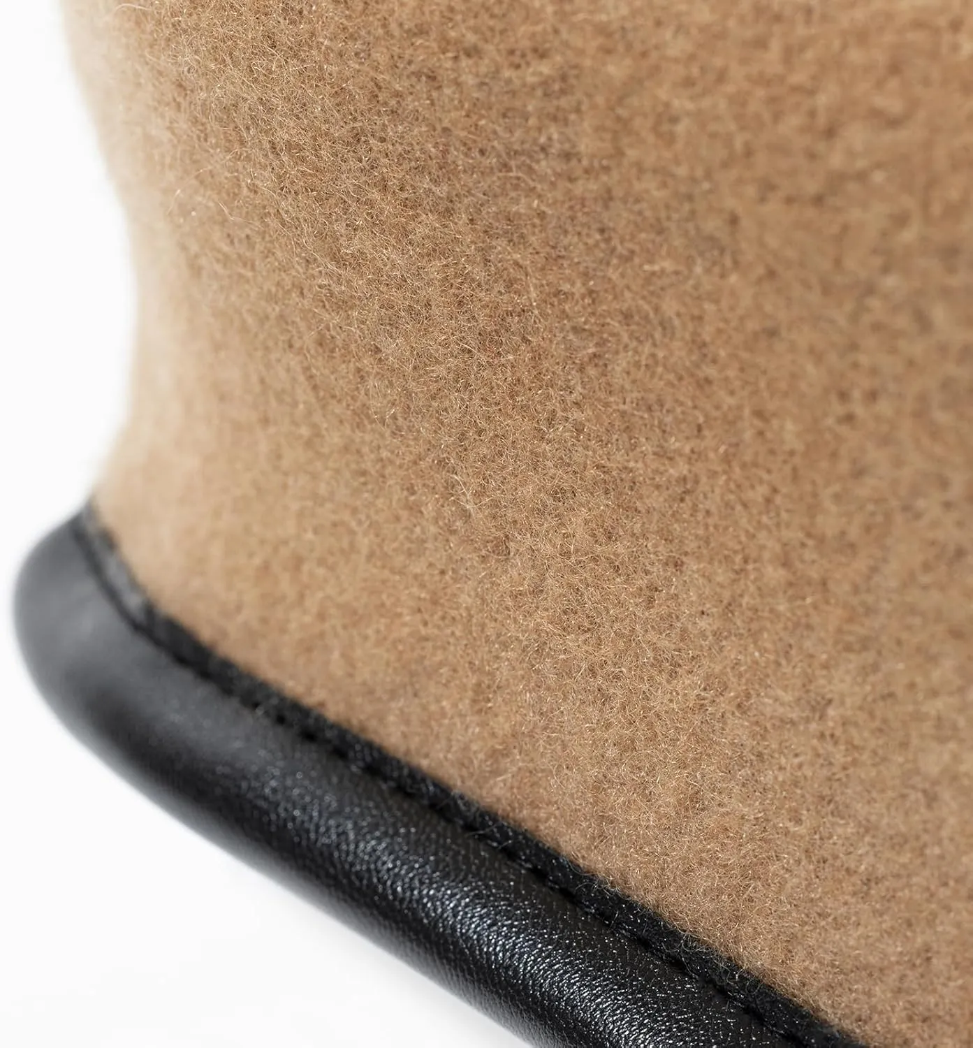 Gajaous British Military Berets with Leather Sweatband, Adjustbale Army Wool Beret for Men & Women