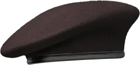 Gajaous British Military Berets with Leather Sweatband, Adjustbale Army Wool Beret for Men & Women