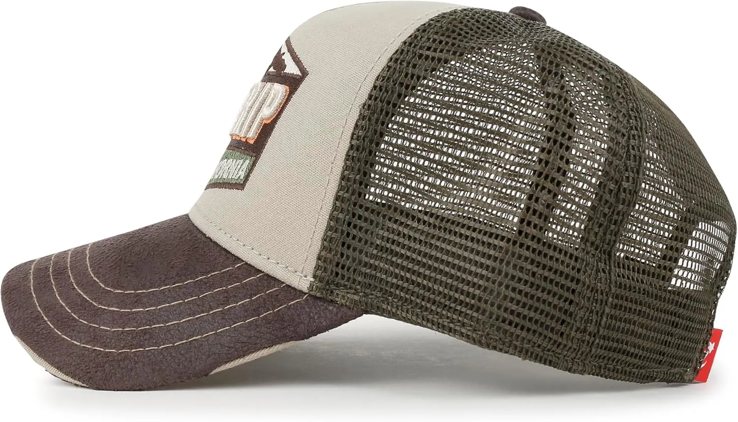 ililily Premium Road Trip Vintage Distressed Snapback Trucker Hat Baseball Cap