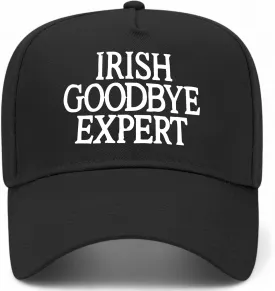 Irish Goodbye Expert Vintage Trucker Hat | Premium Snapback Hat for Men & Women