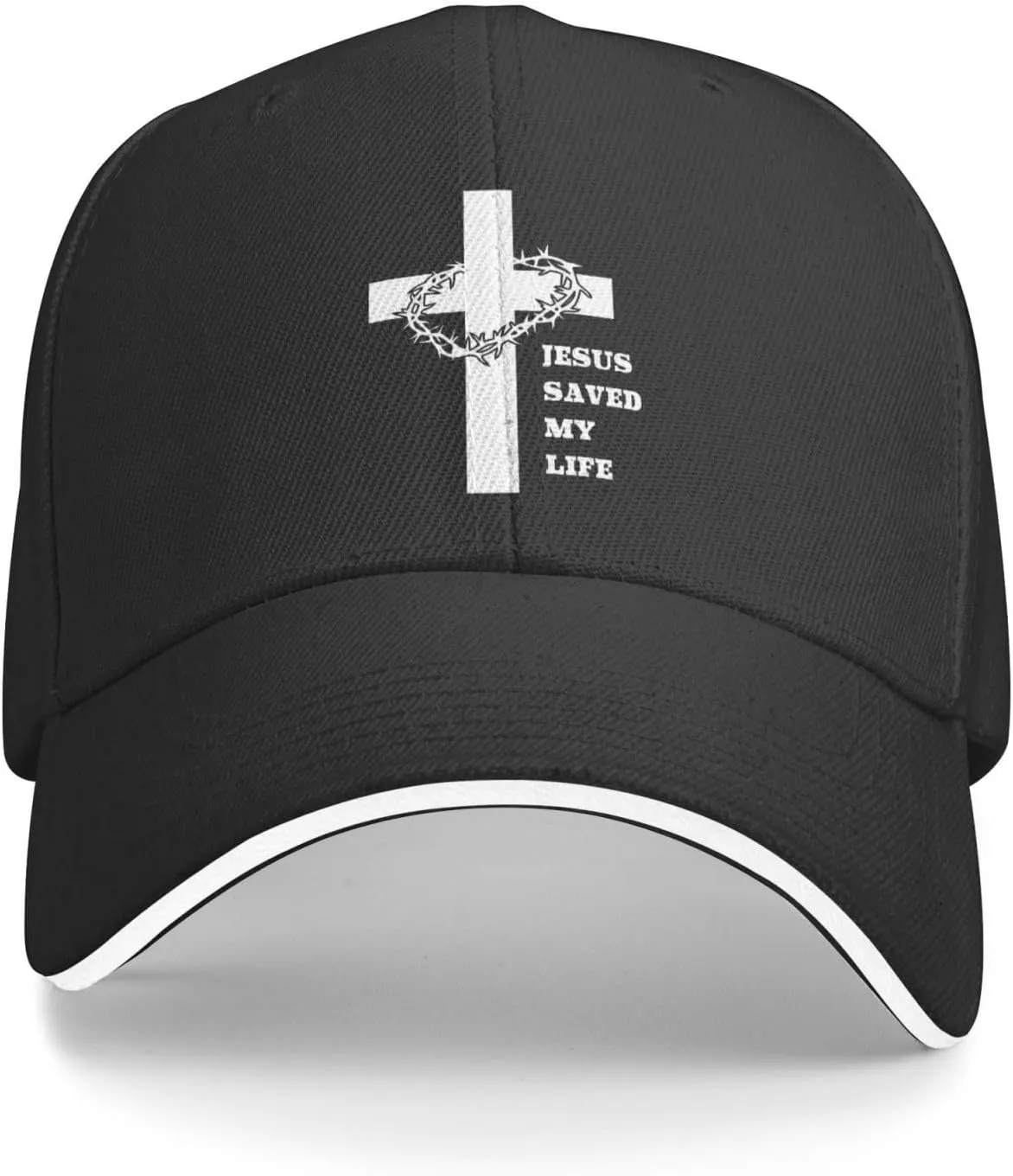Jesus Baseball Cap Trucker Dad Hat for Men Women, Outdoor Sports Adjustable Snapback Flat Bill Brim