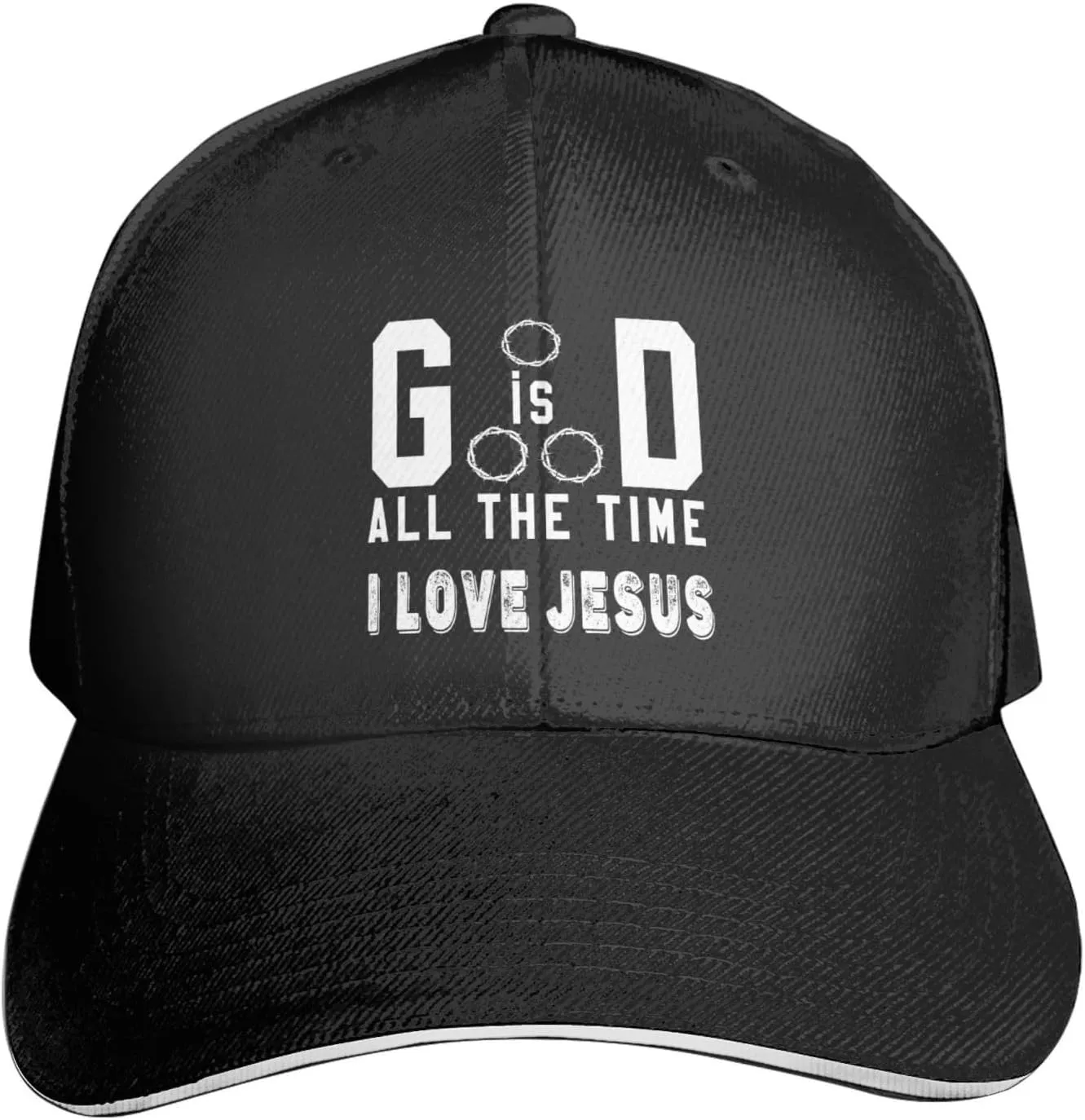 Jesus Baseball Cap Trucker Dad Hat for Men Women, Outdoor Sports Adjustable Snapback Flat Bill Brim