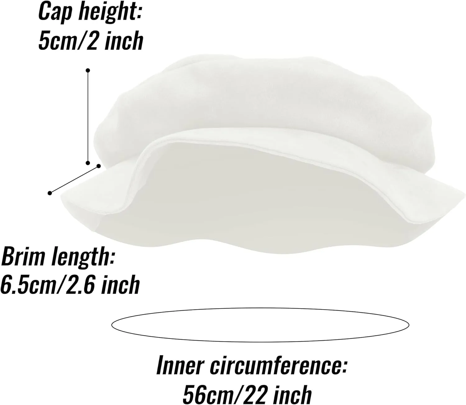 KUOIN Medieval Beret Tudor Flat Cap Faux Suede Bonnet Unisex Renaissance Hat Ren Faire Costume Accessories