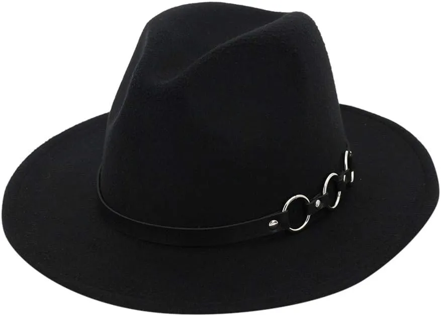 Mens Fedora Hat Classic 1920s Hat Short Brim Fedora Hats Winter Panama Hat for Men Women Fedora Sun Hats