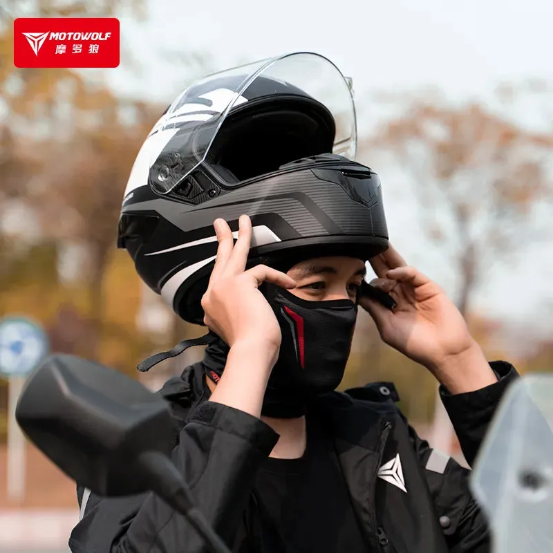 MOTOWOLF Cycling Motorcycle Sports Wind Proof Ski Summer Breathable Full Face Bacalave Mask MD1919
