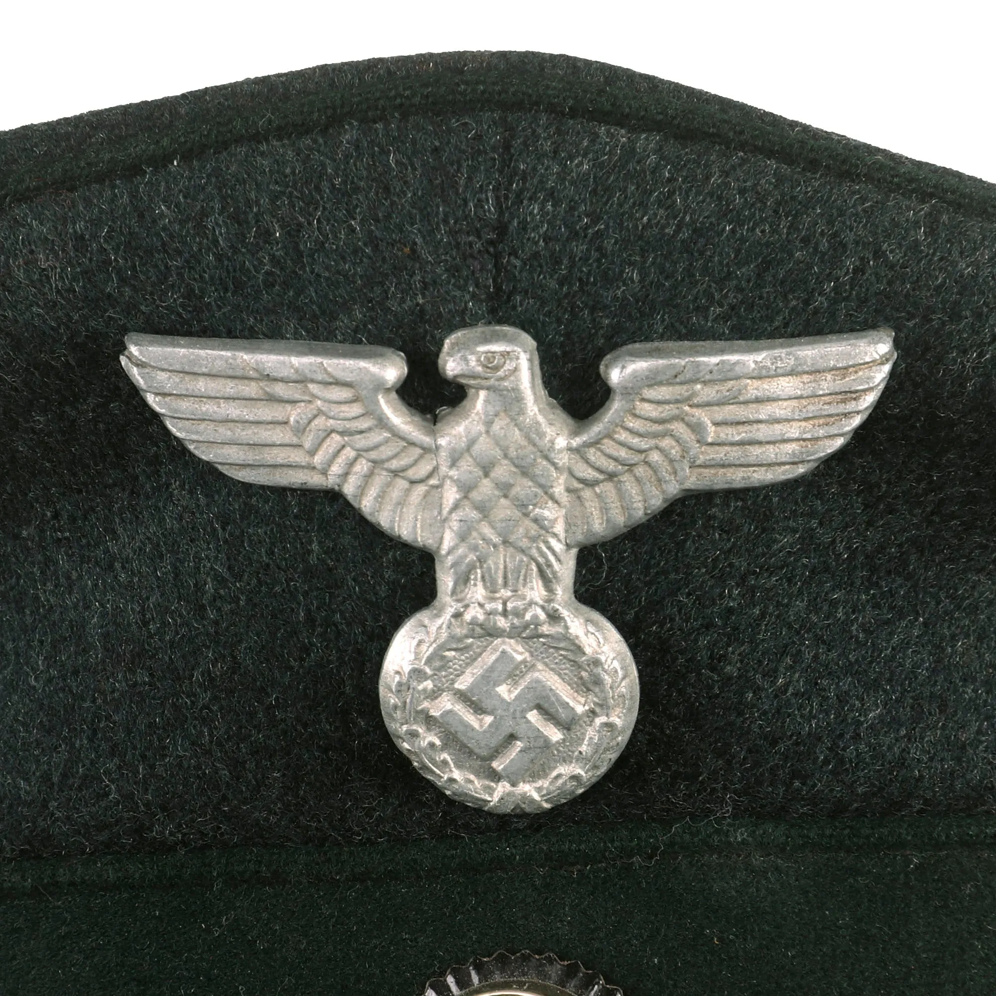 Original German WWII Forestry Service NCO Visor Cap with Faded Markings
