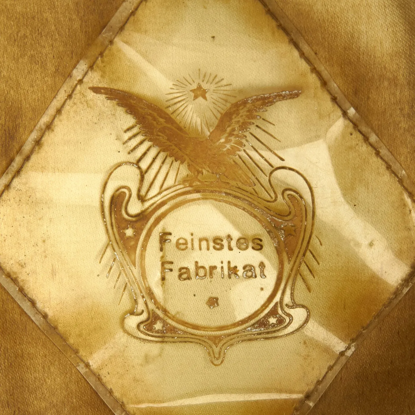 Original German WWII Named Heer Panzer NCO Peak Visor Cap by Feinstes Fabrikat - Regiment Marked