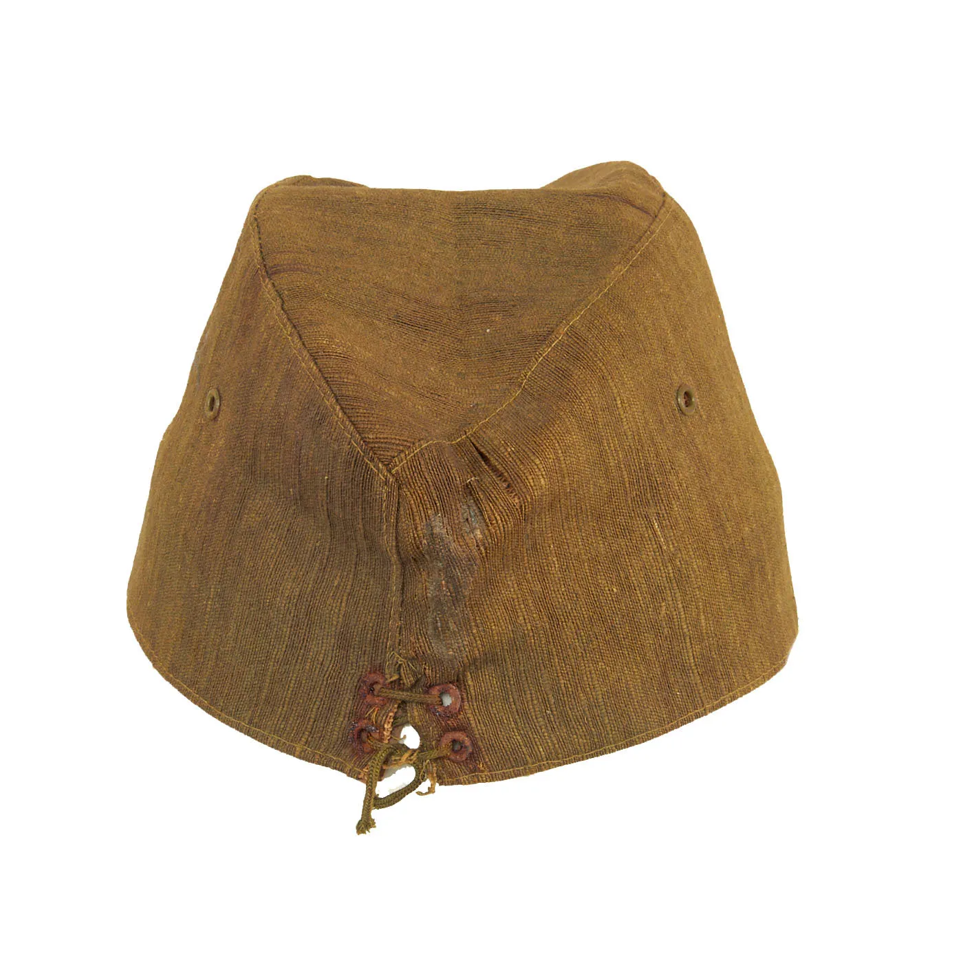 Original Japanese WWII Imperial Japanese Army Civilian Construction Unit Linen Forage Cap