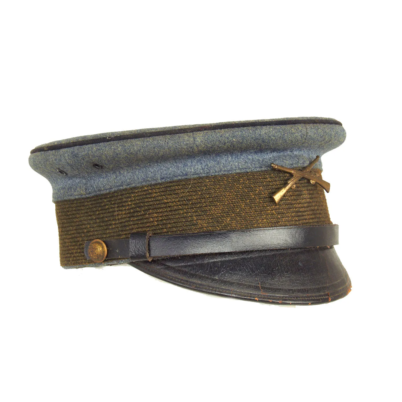Original U.S. Pre-WWI Delaware National Guard Model 1902 Visor Cap