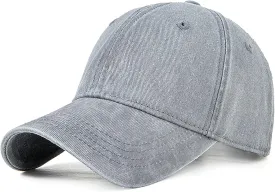 Oversized XL XXL 100% Cotton Basebal Cap Large Dad Washed Sport Cap Unconstructed Low Profilel Hat for Big Head(23.5"-25.5")