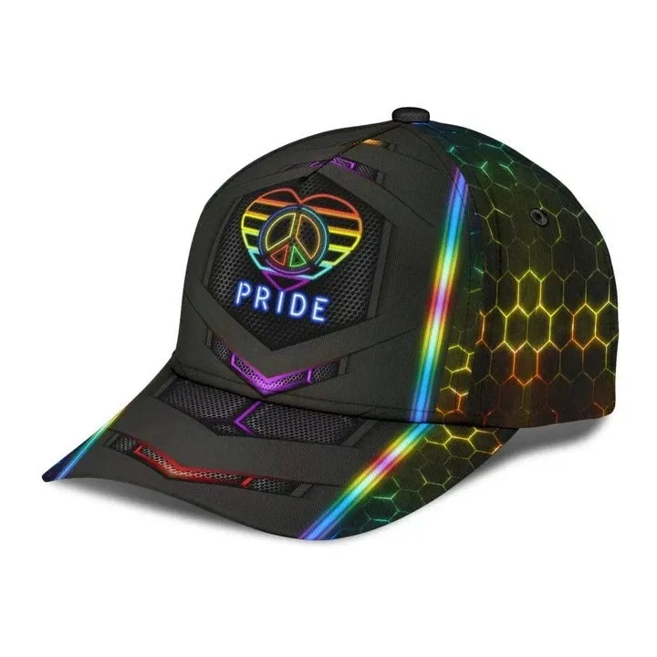 Pride Cap For Lgbtq Community, Proud To Be A Gaylien Lgbt Printing Baseball Cap Hat, Gift For Gay Friend