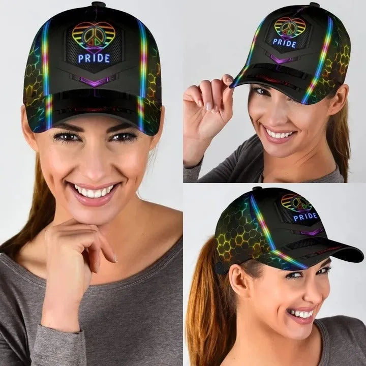 Pride Cap For Lgbtq Community, Proud To Be A Gaylien Lgbt Printing Baseball Cap Hat, Gift For Gay Friend