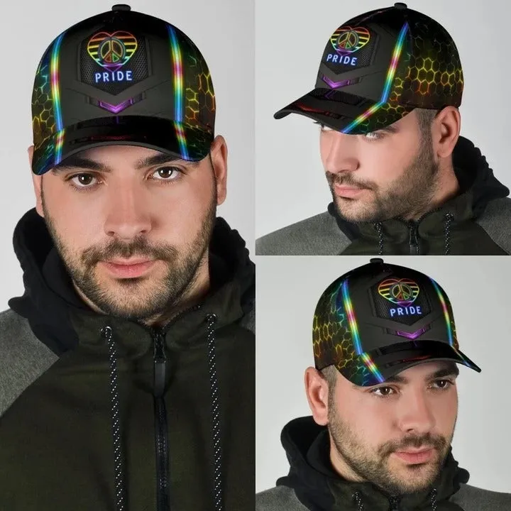 Pride Cap For Lgbtq Community, Proud To Be A Gaylien Lgbt Printing Baseball Cap Hat, Gift For Gay Friend