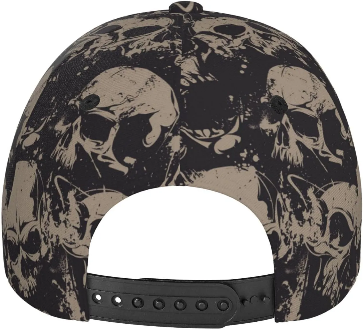 Skull Baseball Cap Adjustable Snapback Cap Men Sun Hat Cool Baseball Hats Halloween Cap for Outdoor