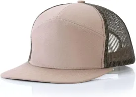 Snapback Trucker Hat for Men Women, Adjustable Mesh Baseball Cap for Running, Workout, Outdoor Sports