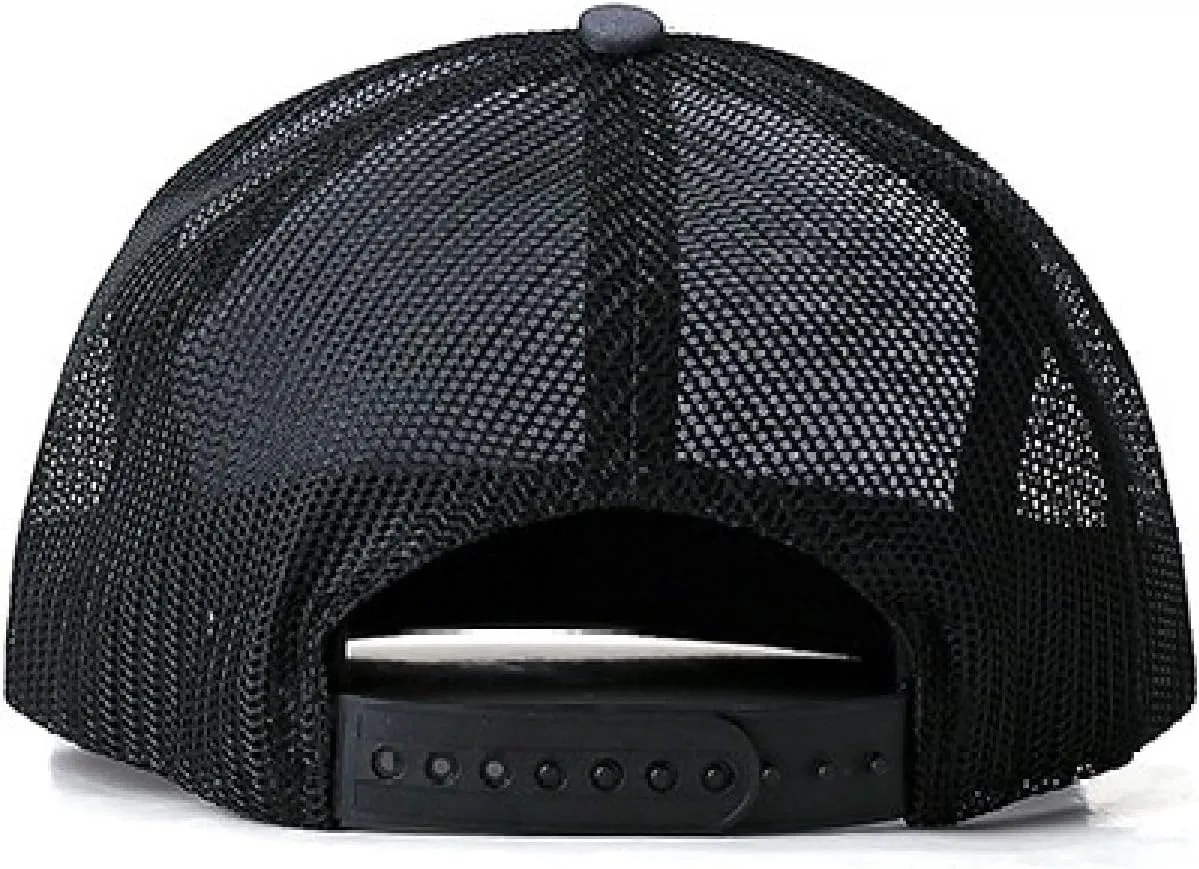 Snapback Trucker Hat for Men Women, Adjustable Mesh Baseball Cap for Running, Workout, Outdoor Sports