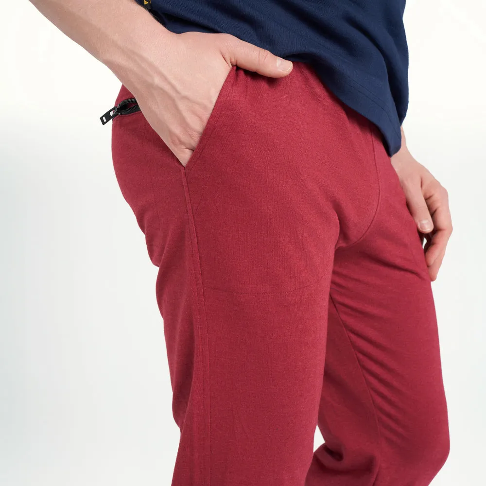 sweat pants  oversize Burgundy