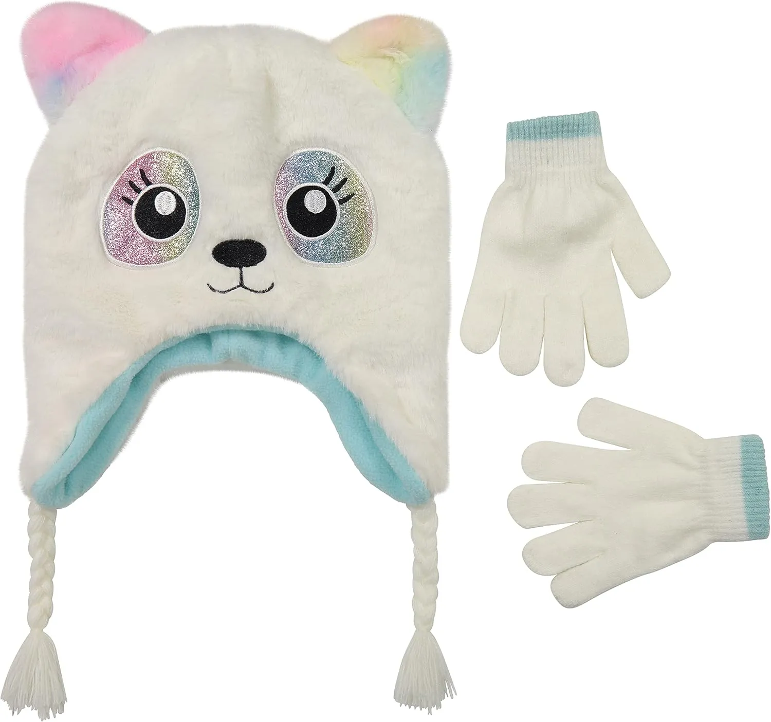 Toddler Winter Hat and Gloves Set for Ages 4-7 or Boys & Girls Winter Hat & Toddler Mittens Ages 2-4