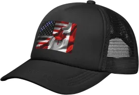 Trucker Hat for Men Women Mesh Baseball Cap Summer Golf Dad Hat Adjustable Outdoor Snapback Hat