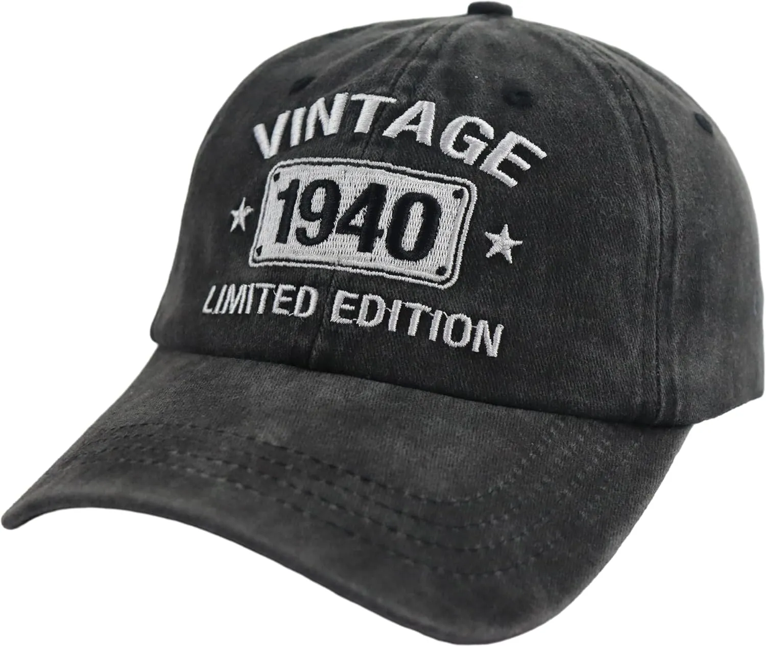 Vintage 1944 1943 1942 1941 1940 1939 1938 1937 1936 1935 Limited Edition Adjustable Embroidered Baseball Cap