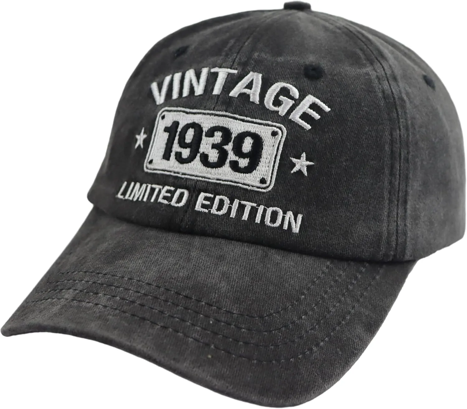 Vintage 1944 1943 1942 1941 1940 1939 1938 1937 1936 1935 Limited Edition Adjustable Embroidered Baseball Cap