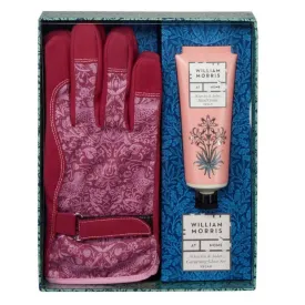 William Morris at Home White Iris & Amber Gardening Glove Set
