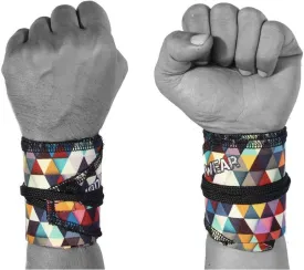 Wrist Wraps for Powerlifting, Strength Training, Bodybuilding, Cross Training, Olympic Weightlifting, Yoga Support - One Size Fits All