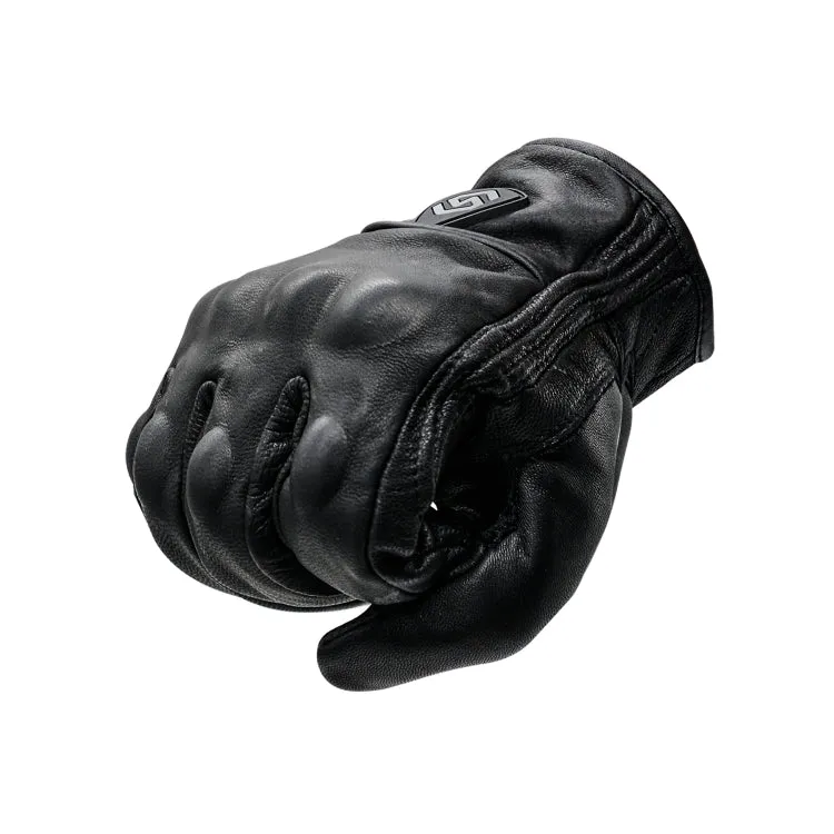 WUPP CS-1047A Motorcycle Racing Cycling Windproof Leather Full Finger Gloves, Size:M(Black)