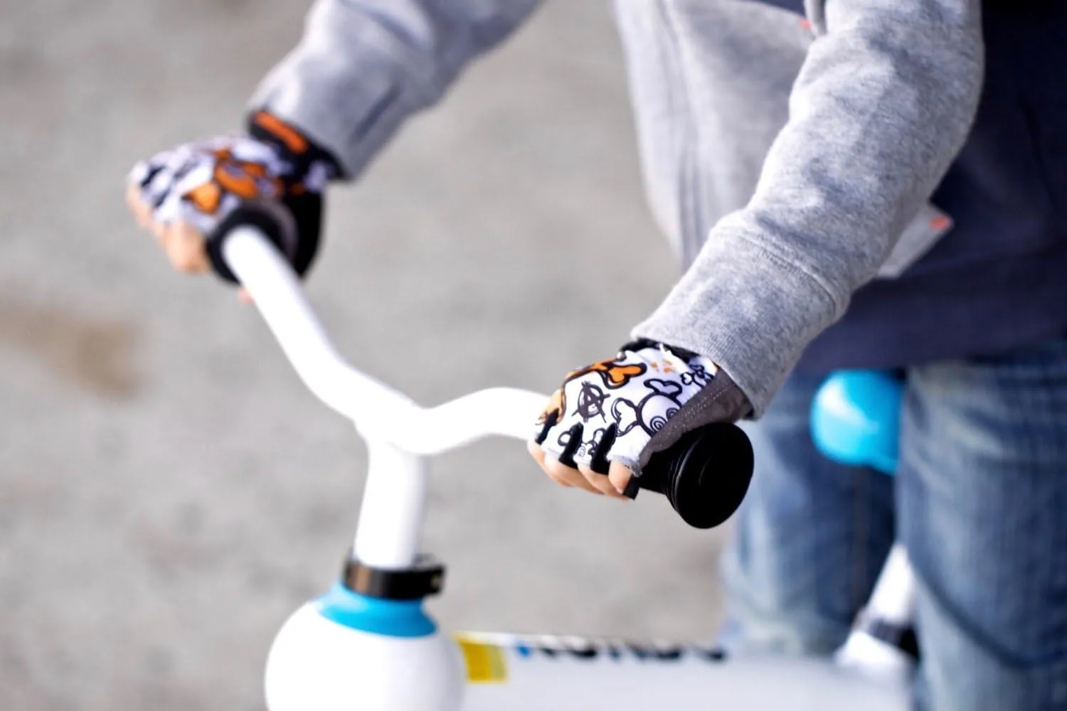 ZippyRooz Toddler & Little Kids Bike Gloves for Balance and Pedal Bicycles for Ages 1-8 Years Old. 8 Designs for Boys & Girls