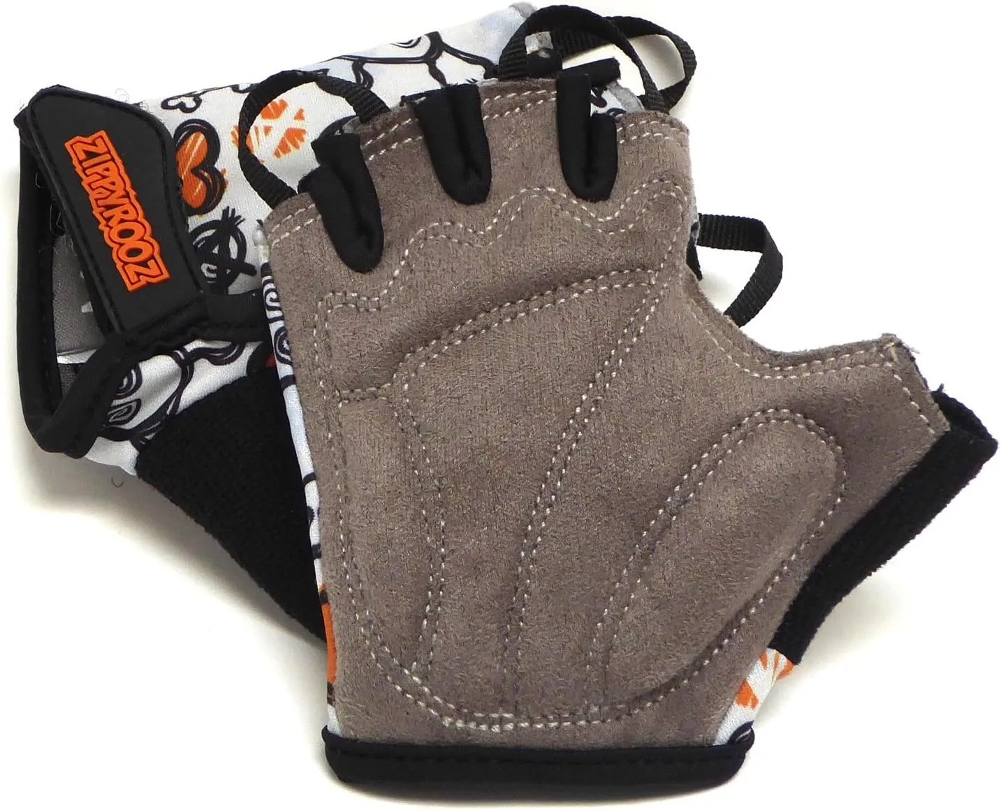 ZippyRooz Toddler & Little Kids Bike Gloves for Balance and Pedal Bicycles for Ages 1-8 Years Old. 8 Designs for Boys & Girls